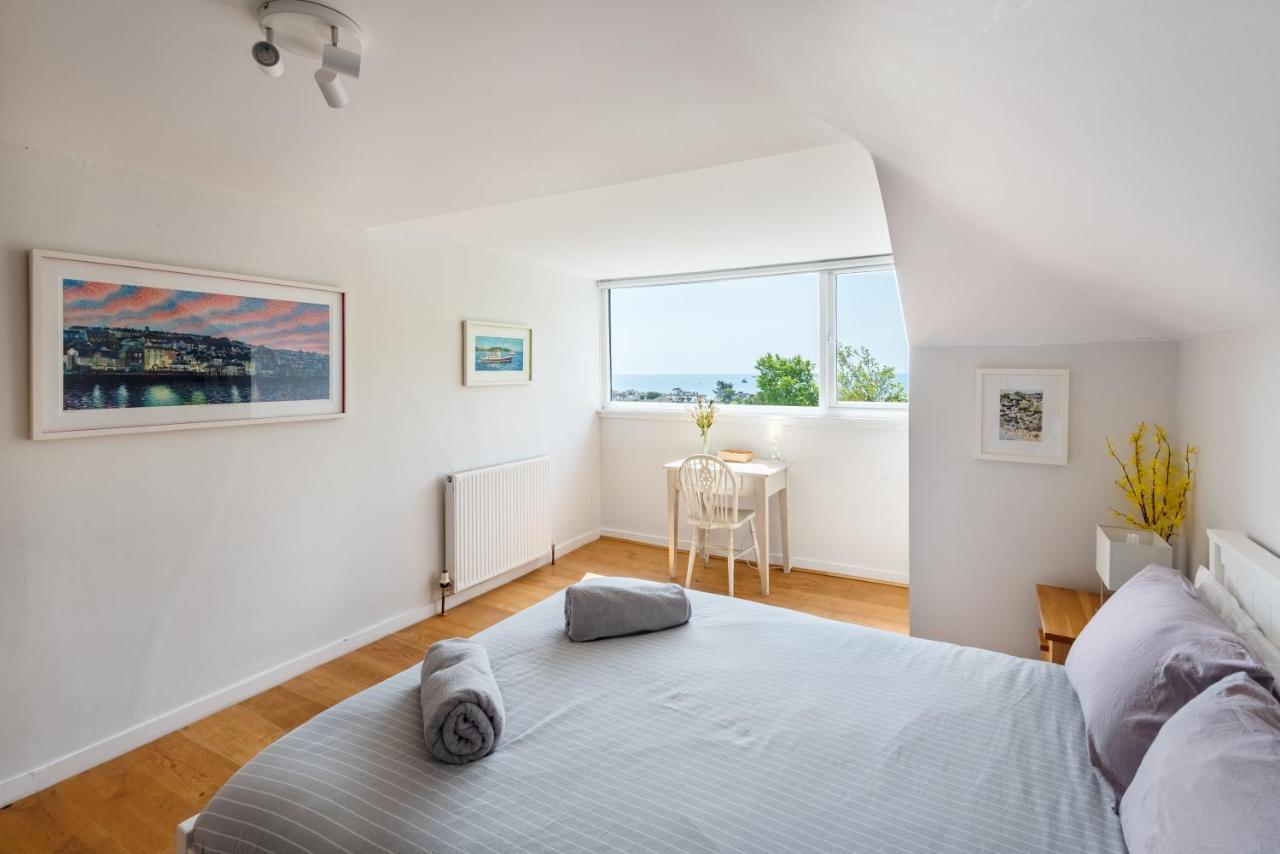 Manacles - Spacious Flat Near Beach With Sea Views & Parking Falmouth Eksteriør bilde